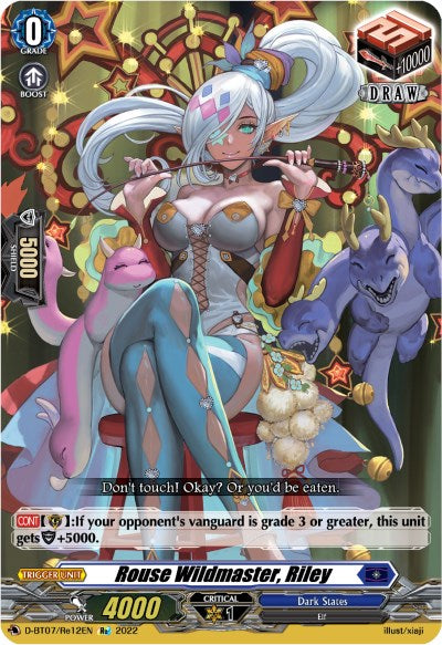 Image of Rouse Wildmaster, Riley (D-BT07/Re12EN) [Raging Flames Against Emerald Storm]
