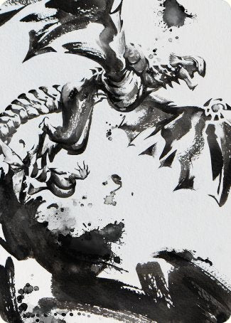 Image of Quicksilver Fisher Art Card [Phyrexia: All Will Be One Art Series]