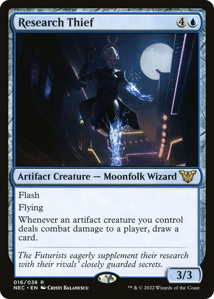 Image of Research Thief [Kamigawa: Neon Dynasty Commander]