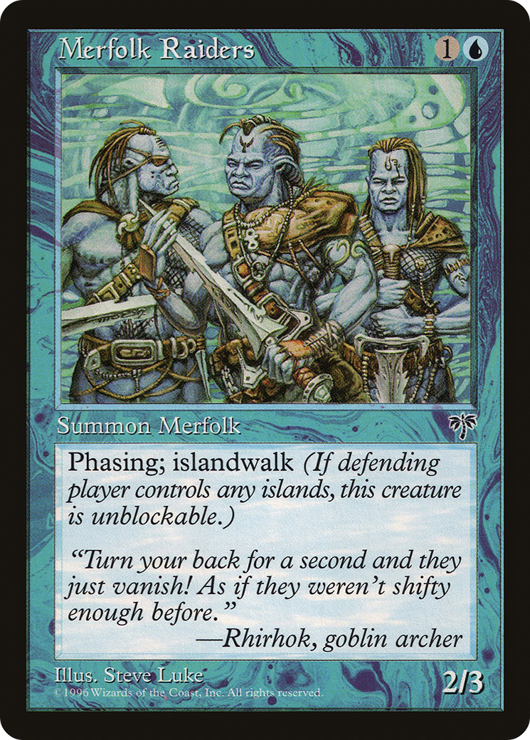 Image of Merfolk Raiders [Mirage]