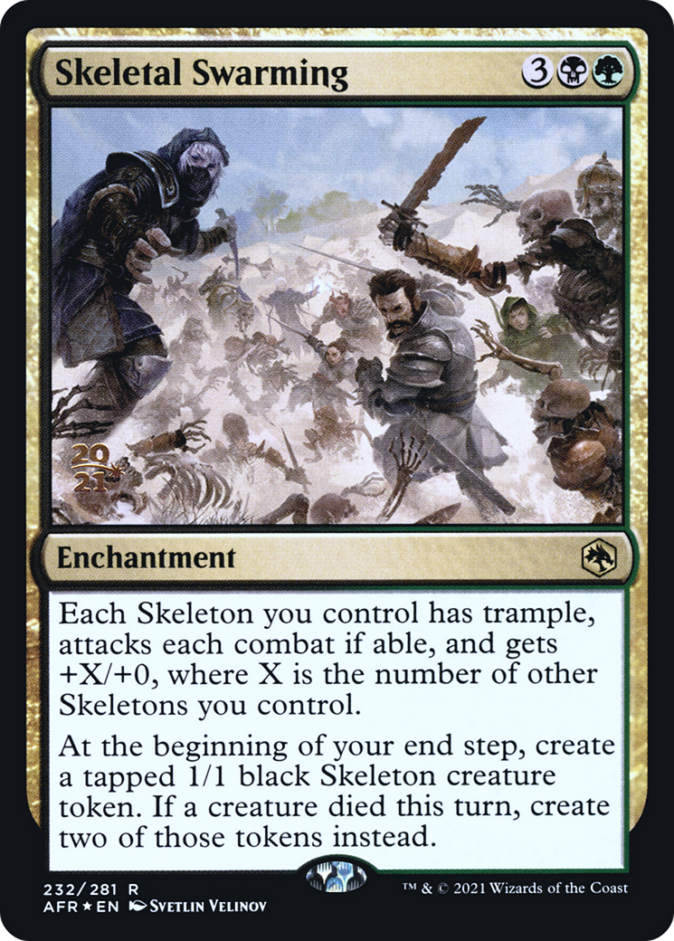 Image of Skeletal Swarming [Dungeons & Dragons: Adventures in the Forgotten Realms Prerelease Promos]