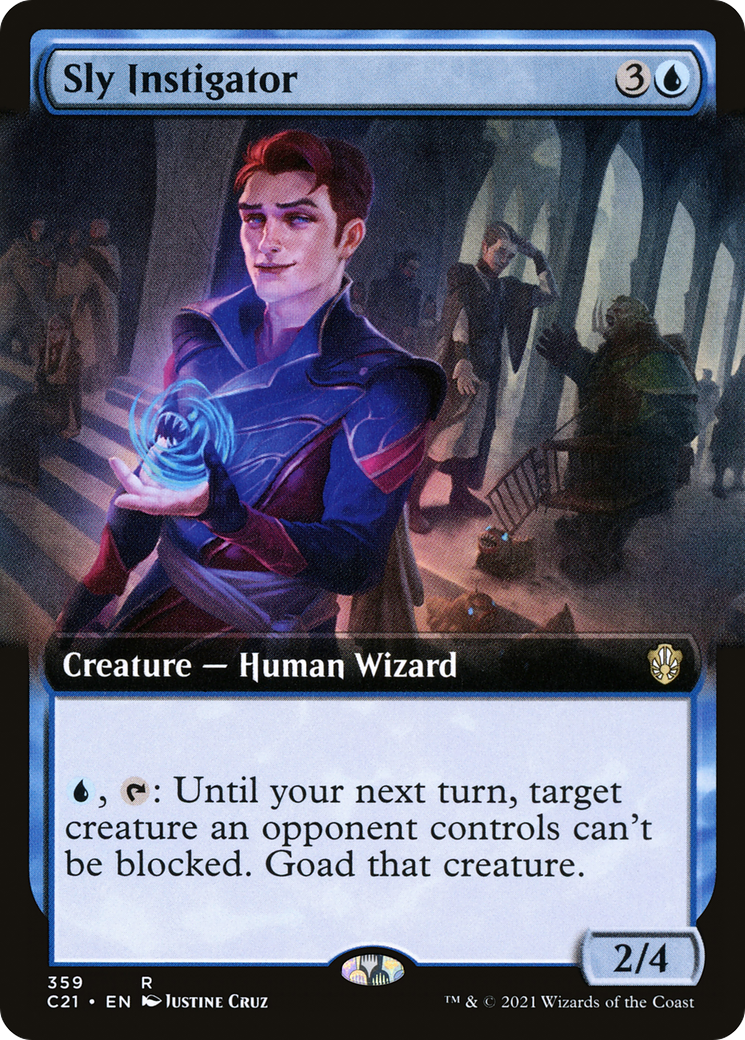 Image of Sly Instigator (Extended Art) [Commander 2021]