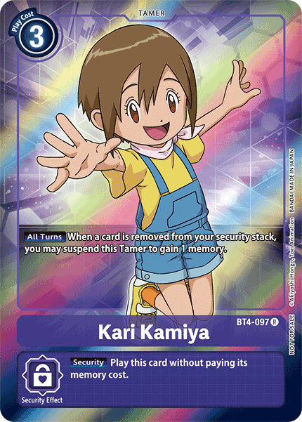 Image of Kari Kamiya [BT4-097] (Buy-A-Box Promo) [Great Legend Promos]