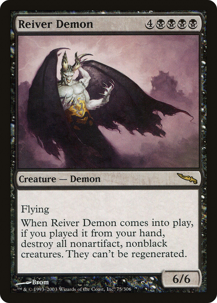 Image of Reiver Demon [Mirrodin]