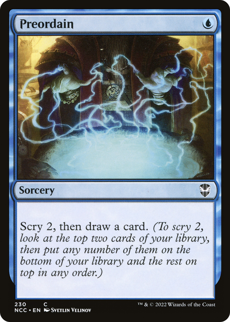 Image of Preordain [Streets of New Capenna Commander]
