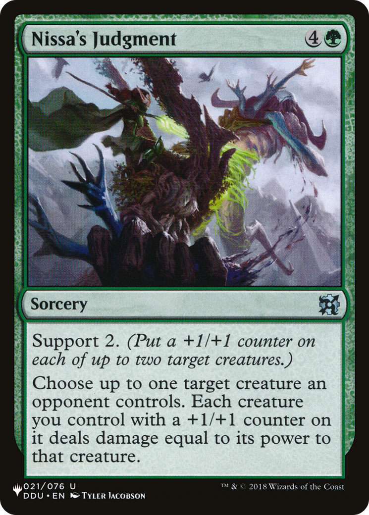 Image of Nissa's Judgment [The List]
