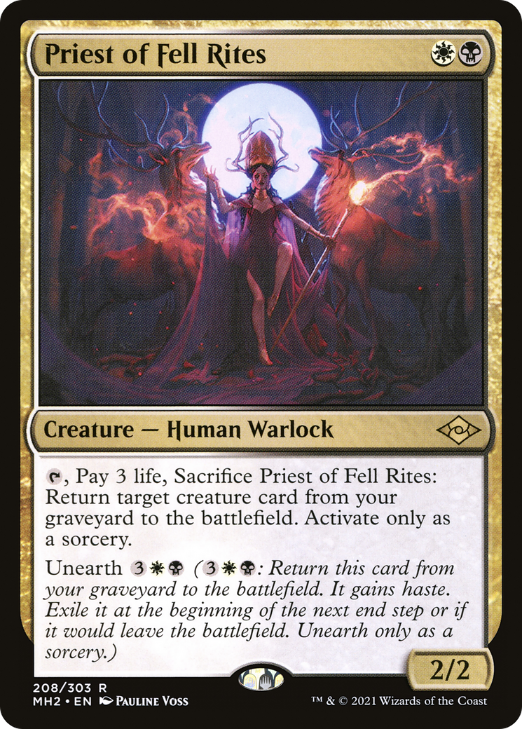 Image of Priest of Fell Rites [Modern Horizons 2]