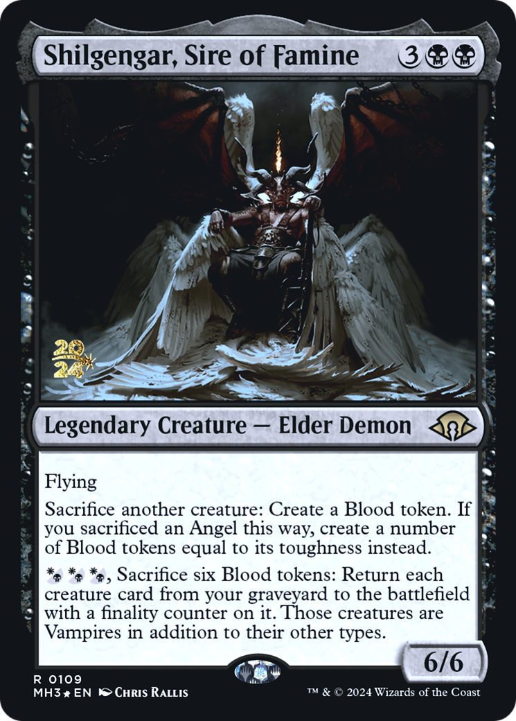 Image of Shilgengar, Sire of Famine [Modern Horizons 3 Prerelease Promos]