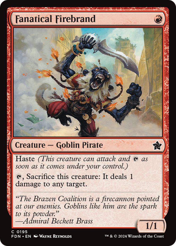 Image of Fanatical Firebrand [Foundations]