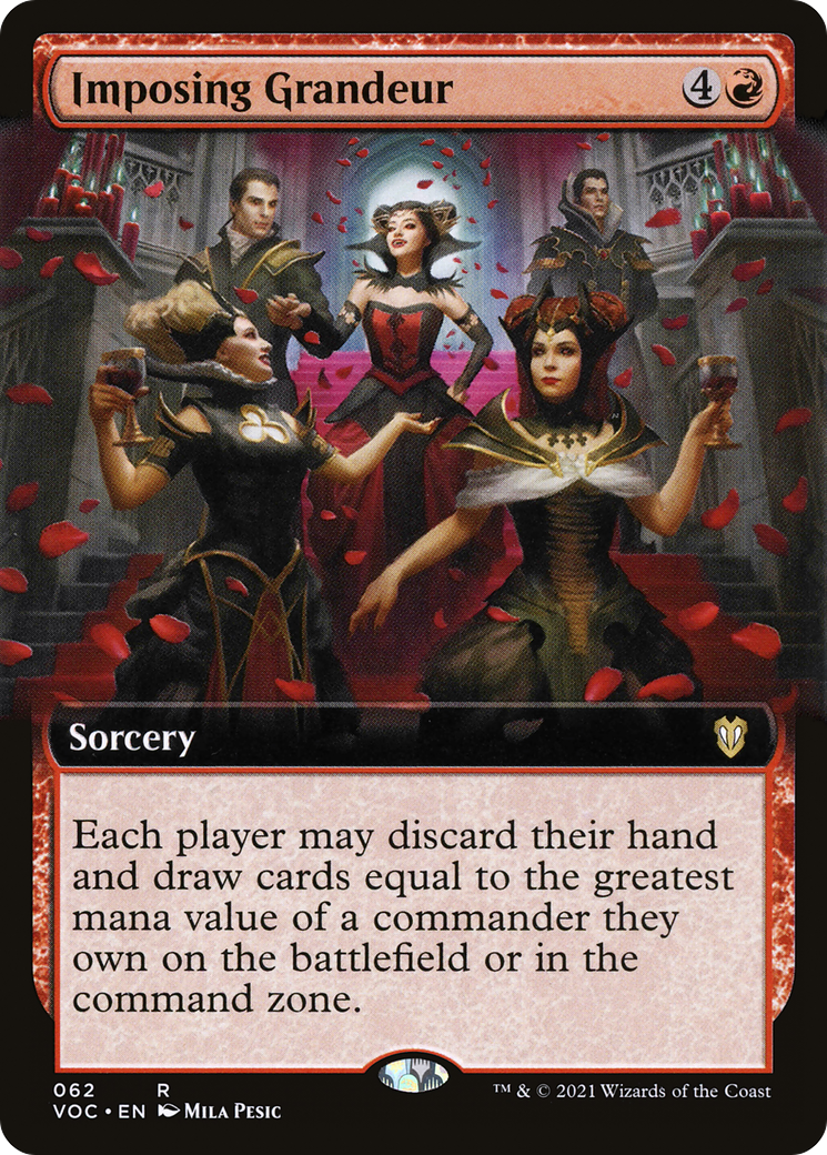Image of Imposing Grandeur (Extended Art) [Innistrad: Crimson Vow Commander]