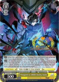 Image of Protagonist as JOKER: Destiny Awaits (PS/BCS2017/WS01EN PR) (BCS 2017 World Finals) [Bushiroad Event Cards]