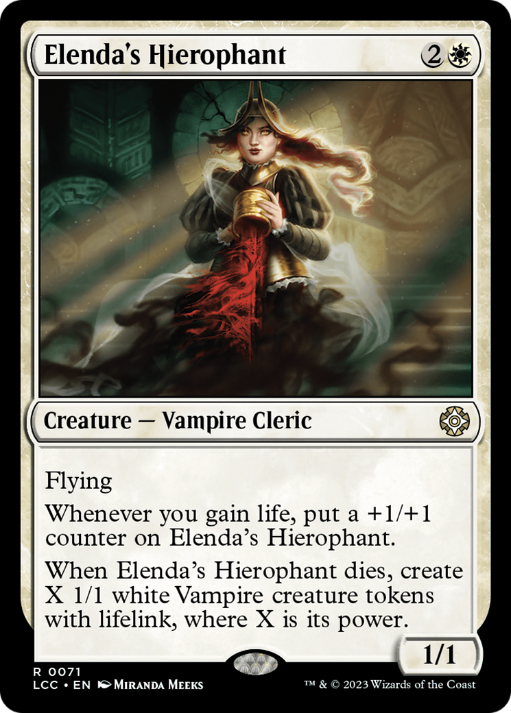 Image of Elenda's Hierophant [The Lost Caverns of Ixalan Commander]