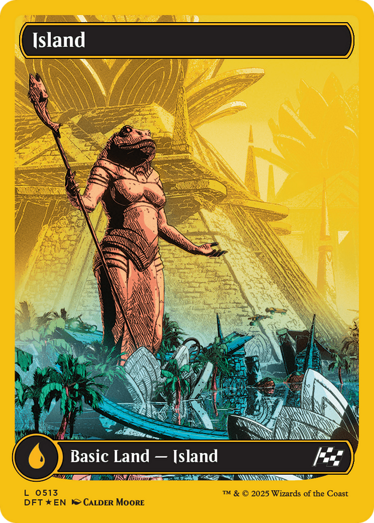 Image of Island (0513) (First-Place Foil) [Aetherdrift]