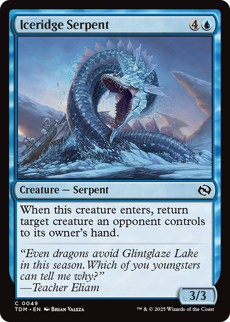Image of Iceridge Serpent [Tarkir: Dragonstorm]