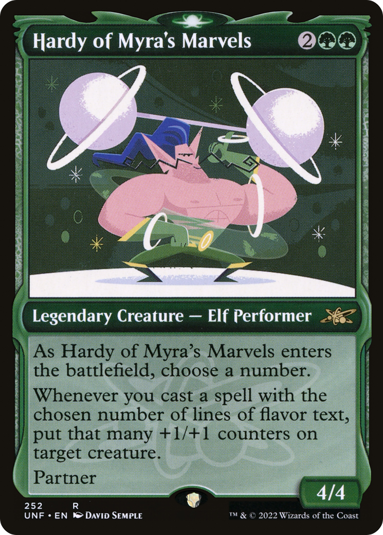 Image of Hardy of Myra's Marvels (Showcase) [Unfinity]