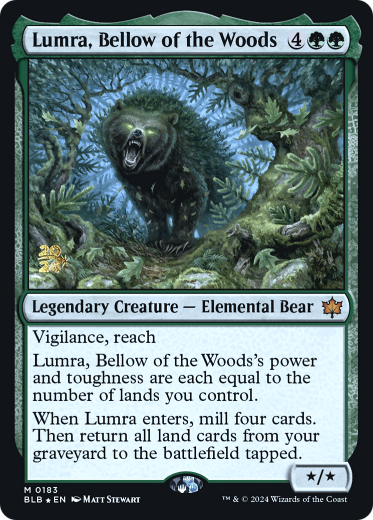 Image of Lumra, Bellow of the Woods [Bloomburrow Prerelease Promos]
