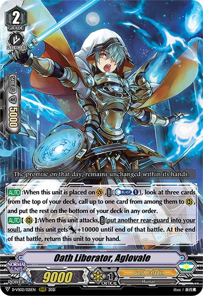 Image of Oath Liberator, Aglovale (D-VS02/021EN) [V Clan Collection Vol.2]