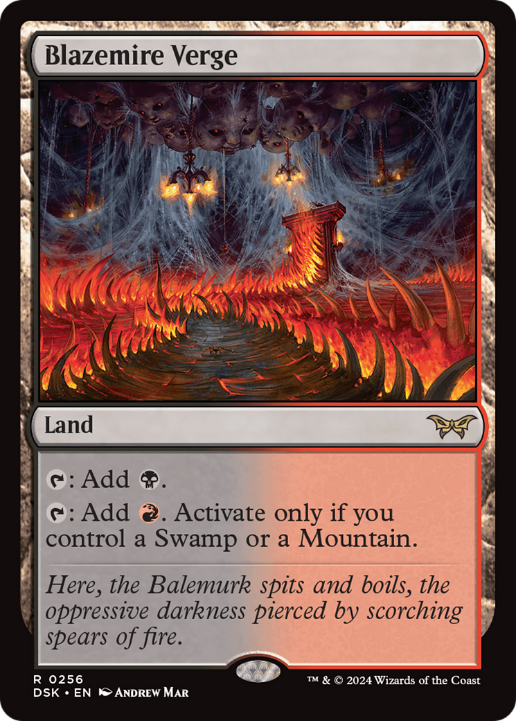 Image of Blazemire Verge [Duskmourn: House of Horror]