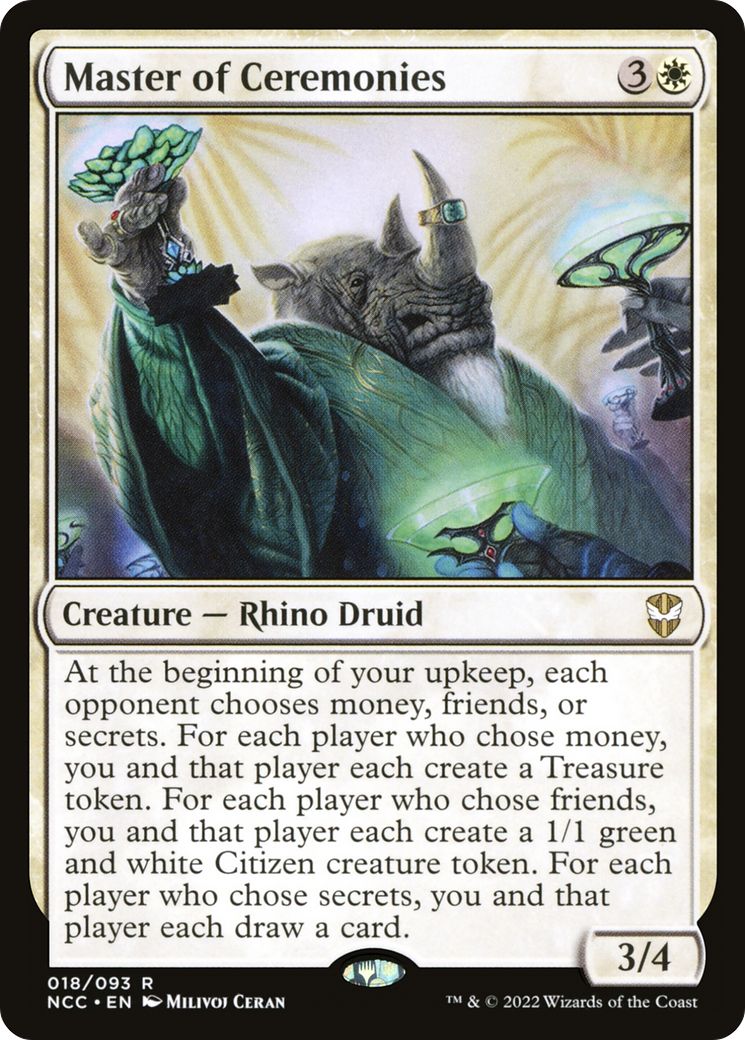 Image of Master of Ceremonies [Streets of New Capenna Commander]