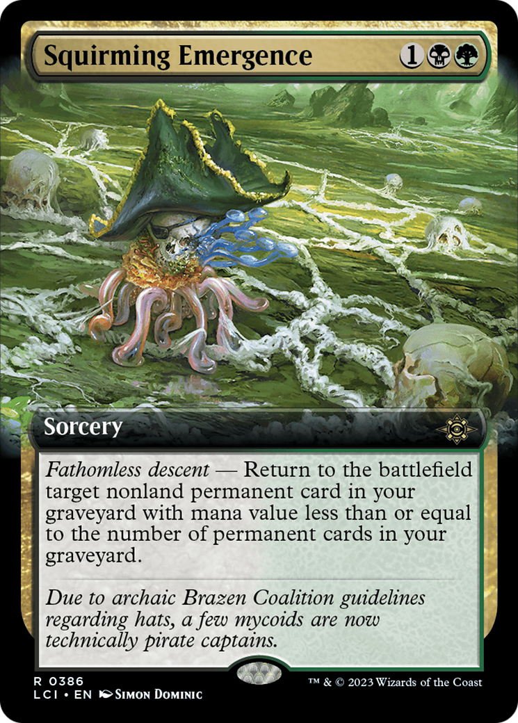 Image of Squirming Emergence (Extended Art) [The Lost Caverns of Ixalan]