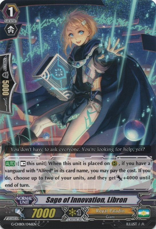 Image of Sage of Innovation, Libron (G-CHB01/046EN) [TRY3 NEXT]