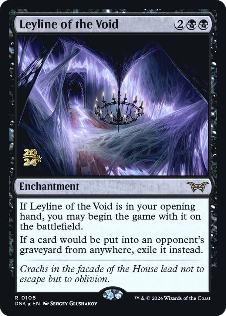 Image of Leyline of the Void (0106) [Duskmourn: House of Horror Prerelease Promos]