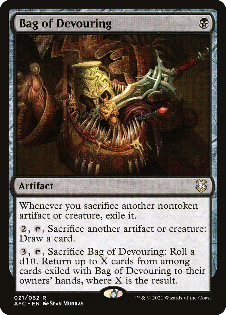 Image of Bag of Devouring [Dungeons & Dragons: Adventures in the Forgotten Realms Commander]