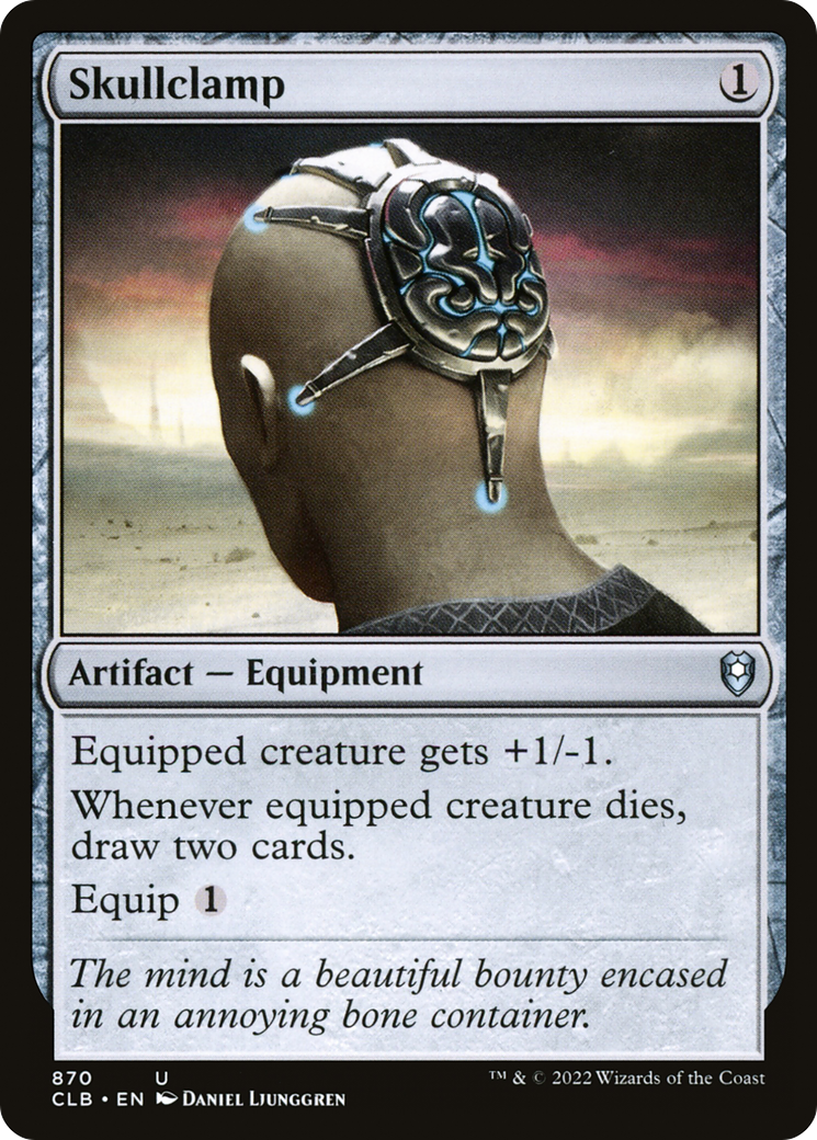 Image of Skullclamp [Commander Legends: Battle for Baldur's Gate]