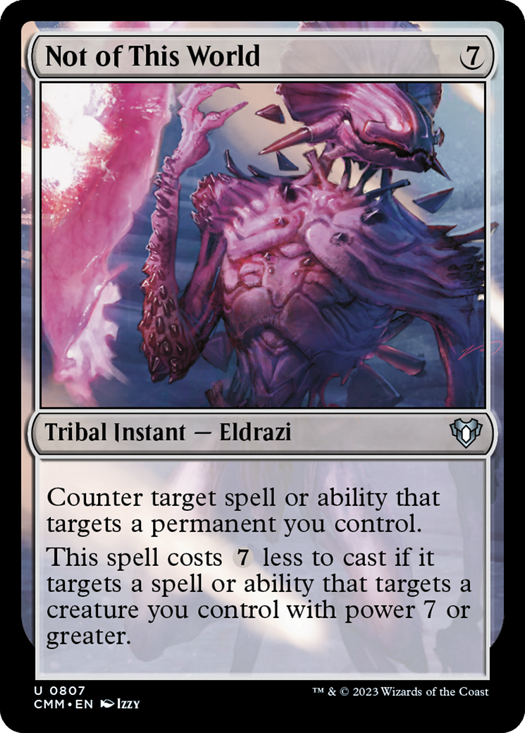 Image of Not of This World [Commander Masters]
