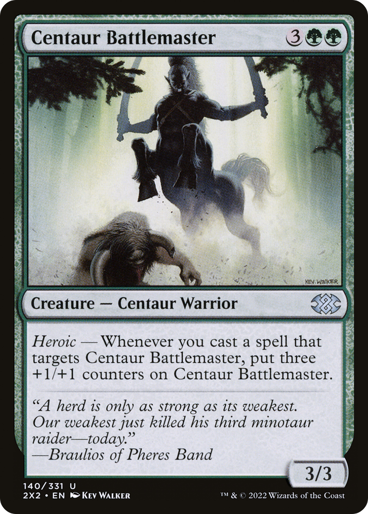 Image of Centaur Battlemaster [Double Masters 2022]