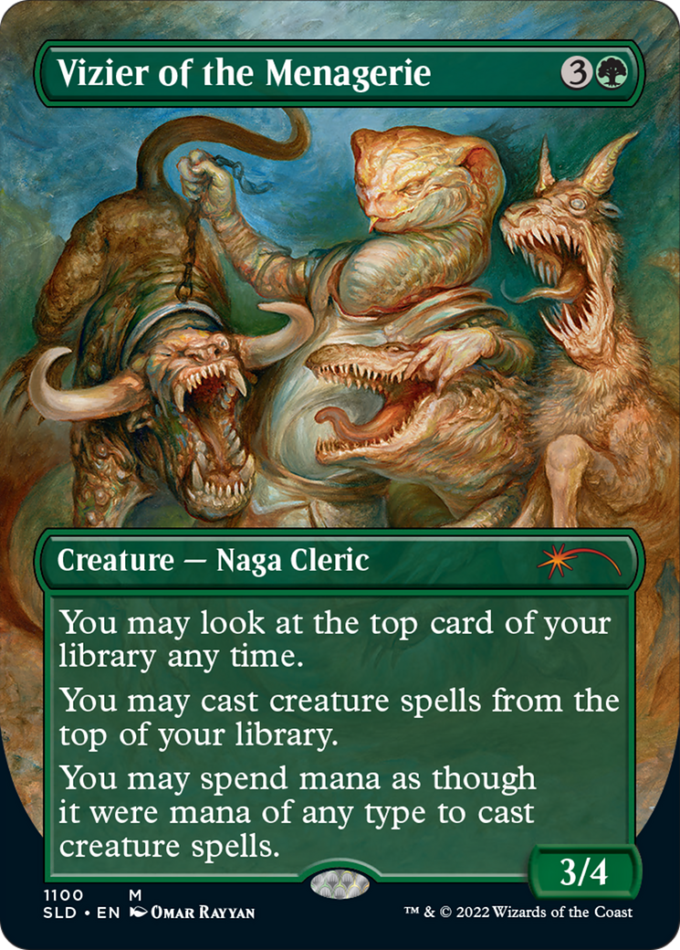 Image of Vizier of the Menagerie (Borderless) [Secret Lair Drop Series]