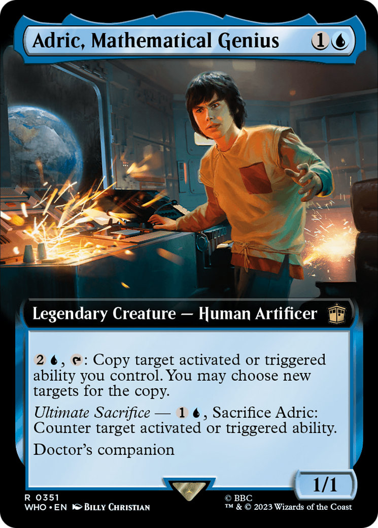 Image of Adric, Mathematical Genius (Extended Art) [Doctor Who]