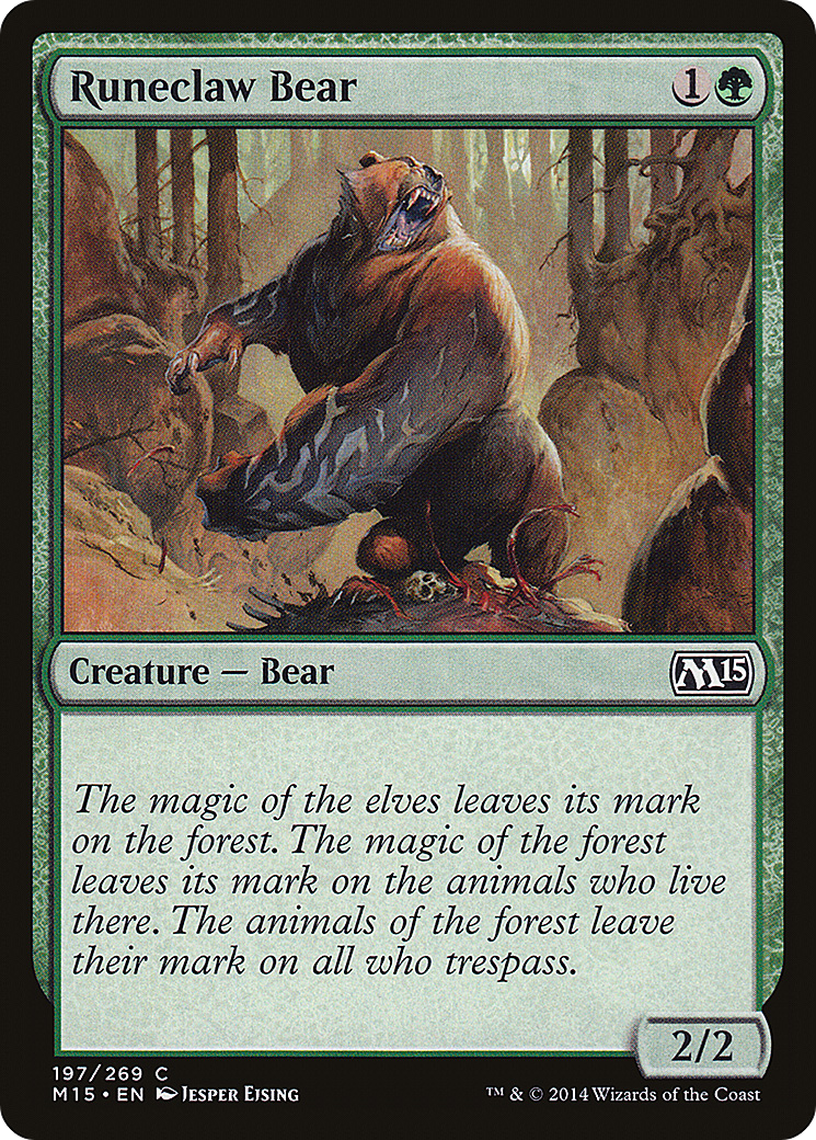 Image of Runeclaw Bear [Magic 2015]
