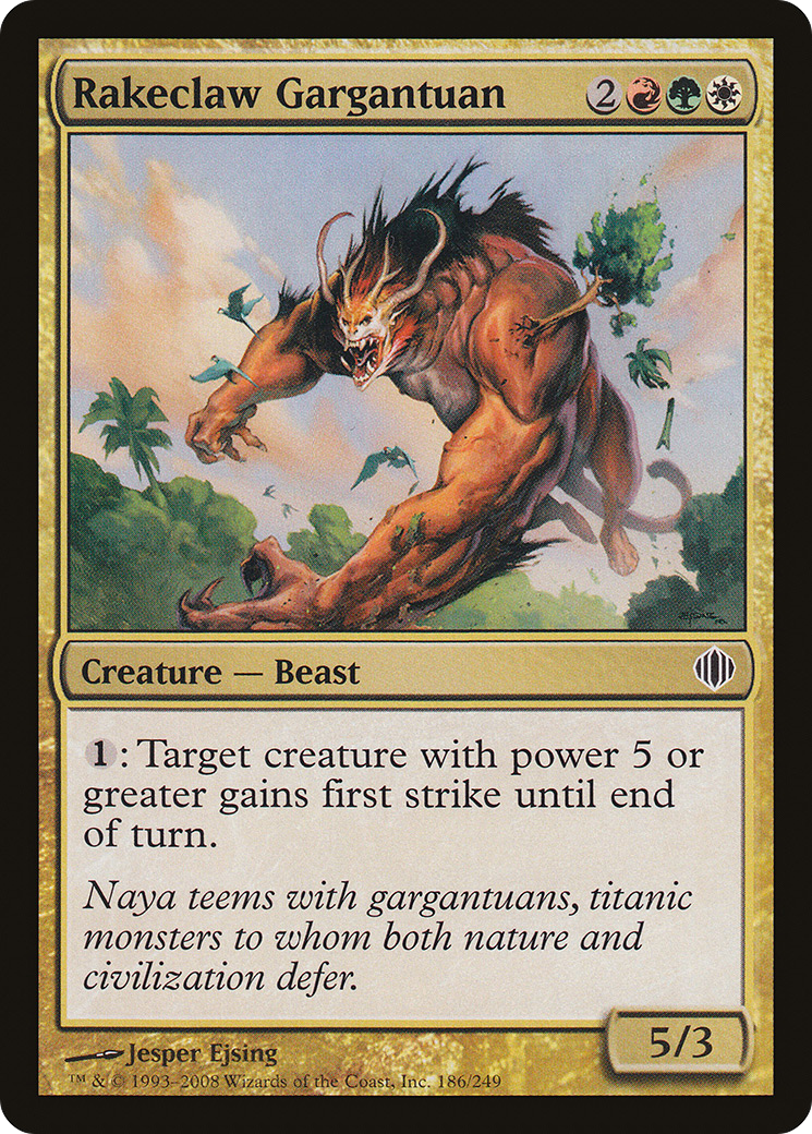 Image of Rakeclaw Gargantuan [Shards of Alara]