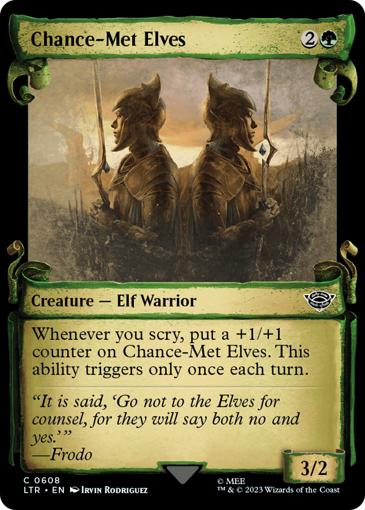 Image of Chance-Met Elves [The Lord of the Rings: Tales of Middle-Earth Showcase Scrolls]