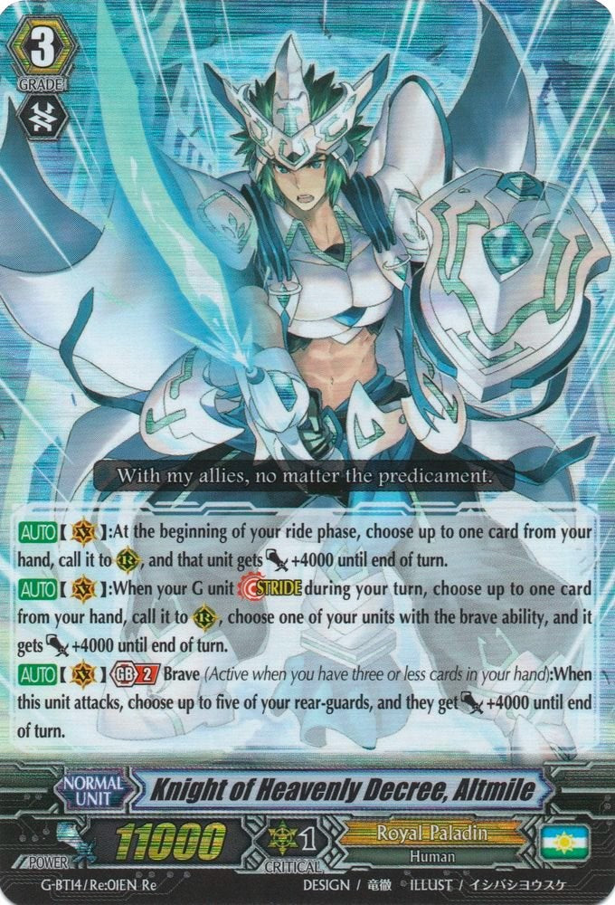 Image of Knight of Heavenly Decree, Altmile (G-BT14/Re:01EN) [Divine Dragon Apocrypha]