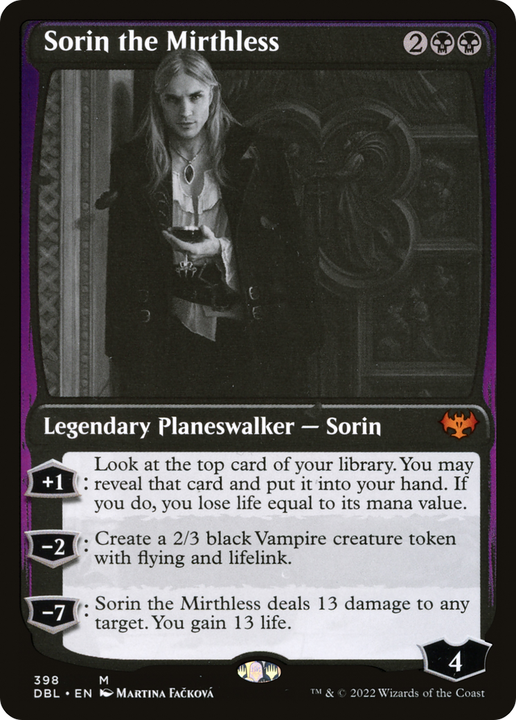 Image of Sorin the Mirthless [Innistrad: Double Feature]