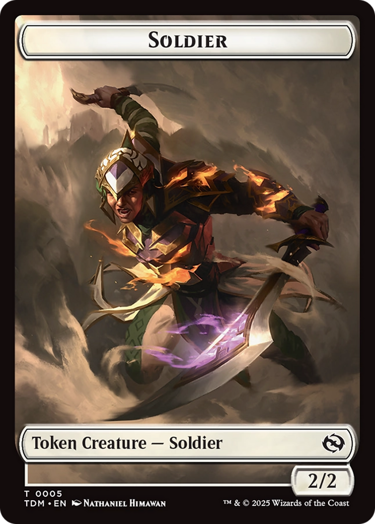 Image of Goblin // Solider (0004) Double-Sided Token [Tarkir: Dragonstorm Commander Tokens]