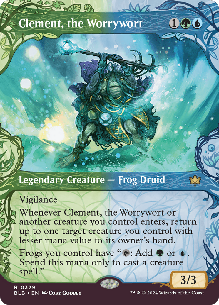 Image of Clement, the Worrywort (Showcase) [Bloomburrow]