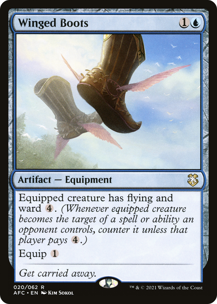 Image of Winged Boots [Dungeons & Dragons: Adventures in the Forgotten Realms Commander]