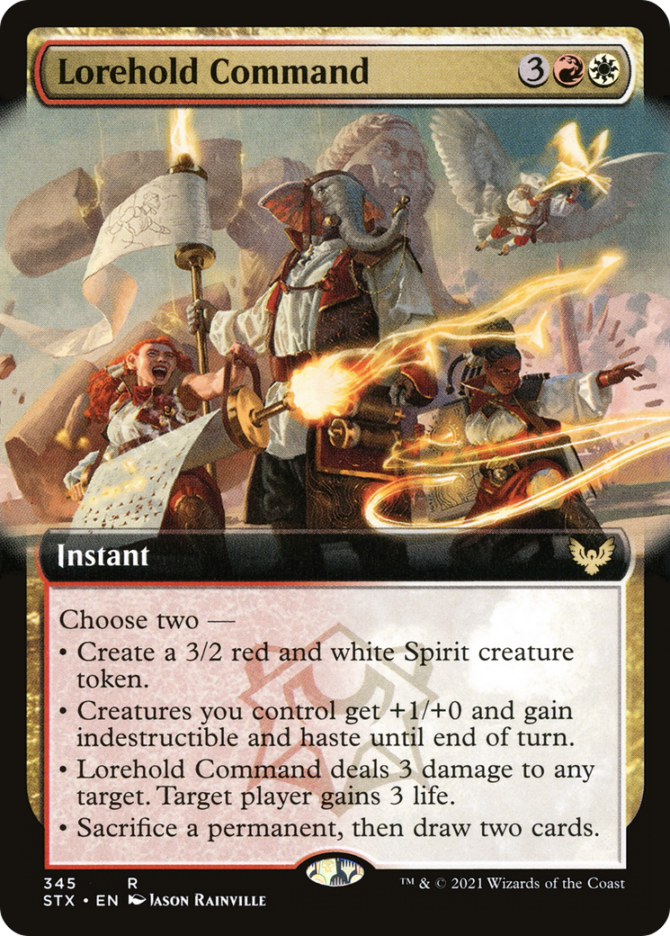 Image of Lorehold Command (Extended Art) [Strixhaven: School of Mages]
