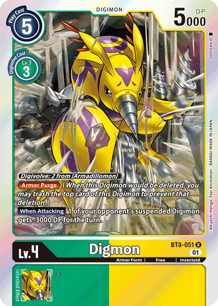 Image of Digmon [BT8-051] [New Awakening]