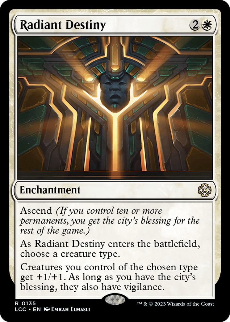 Image of Radiant Destiny [The Lost Caverns of Ixalan Commander]