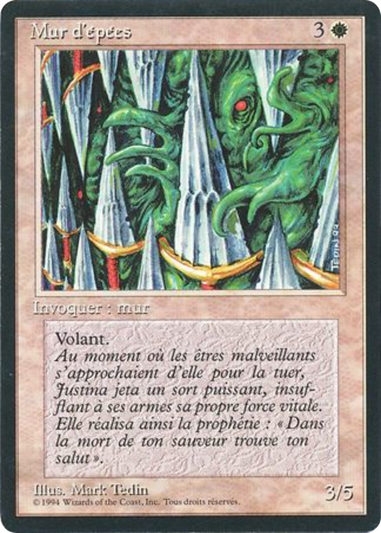 Image of Wall of Swords [Foreign Black Border]
