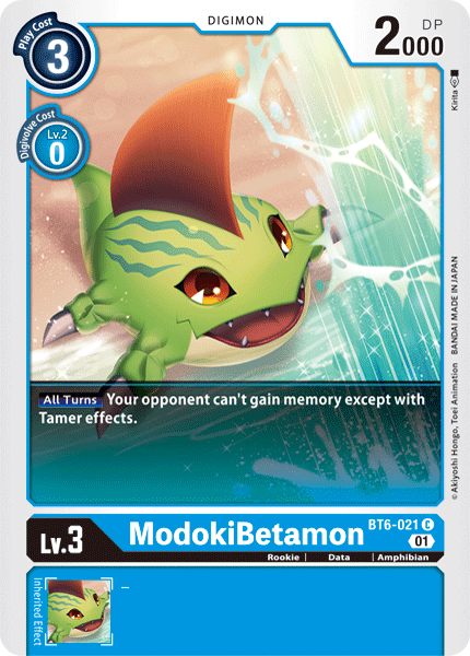 Image of ModokiBetamon [BT6-021] [Double Diamond]
