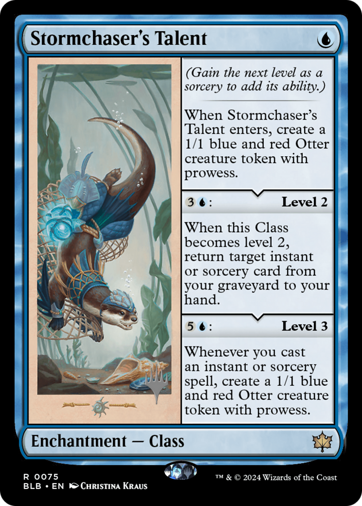 Image of Stormchaser's Talent (Promo Pack) [Bloomburrow Promos]