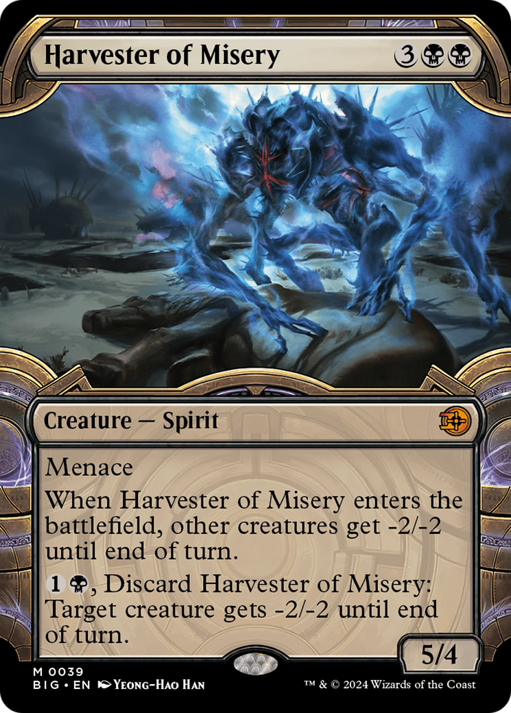 Image of Harvester of Misery (Showcase) [Outlaws of Thunder Junction: The Big Score]