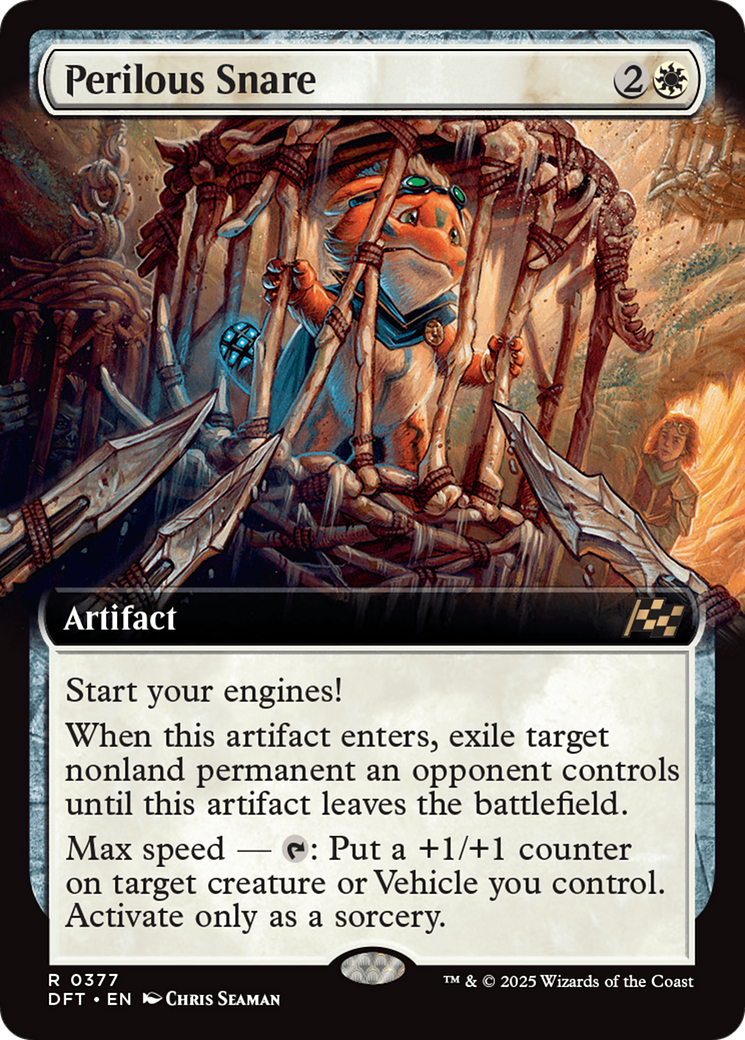 Image of Perilous Snare (Extended Art) [Aetherdrift]