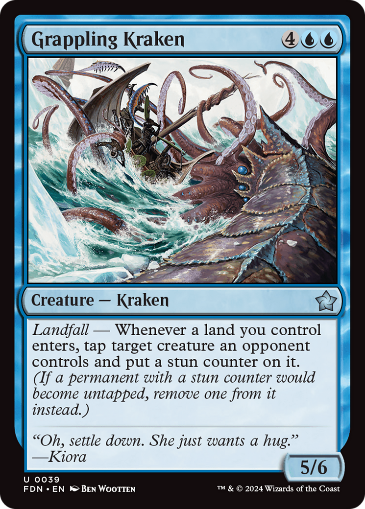 Image of Grappling Kraken [Foundations]