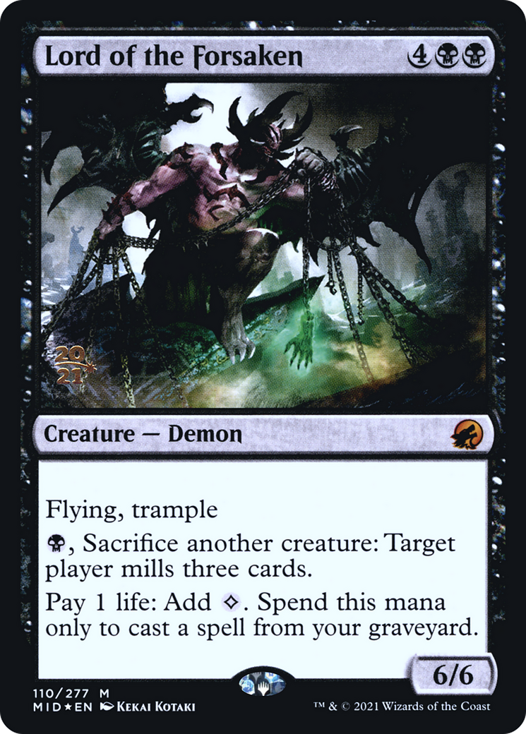 Image of Lord of the Forsaken [Innistrad: Midnight Hunt Prerelease Promos]